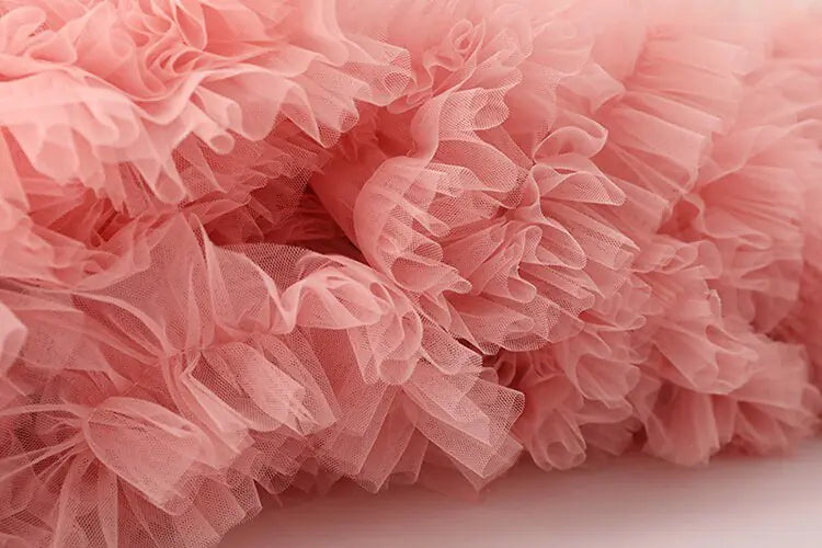 Ruffle Mesh Elegance Skirt
