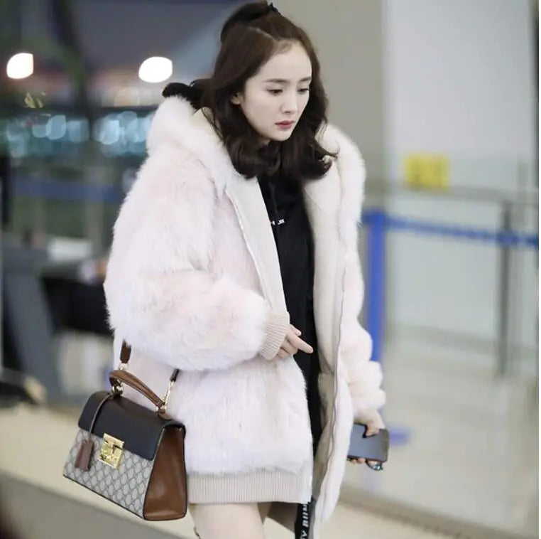2018 Winter Matching Mother-Daughter Faux Fur Coats