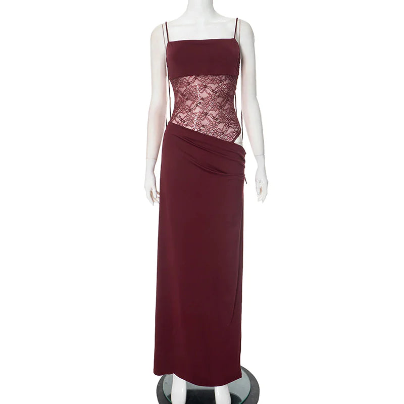 Lace Elegance Evening Dress