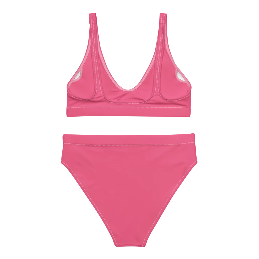 All-Over Print Recycled High-Waisted Bikini