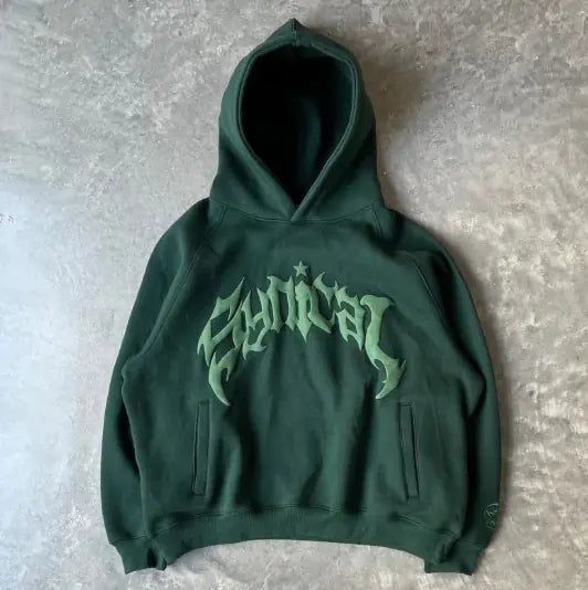 Urban Gothic Zip-Up Hoodie
