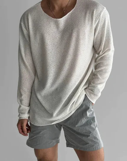 Men's Lightweight Breathable Knit T-shirt