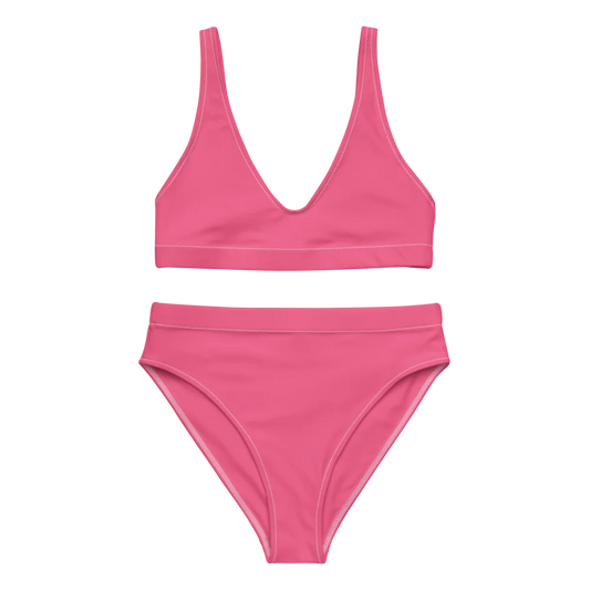 All-Over Print Recycled High-Waisted Bikini